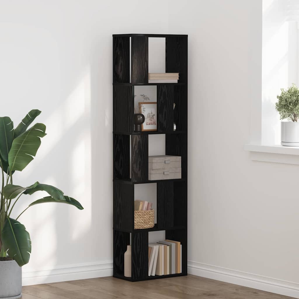 Libreria Rovere Nero 45 x 23,5 x 162,5 cm