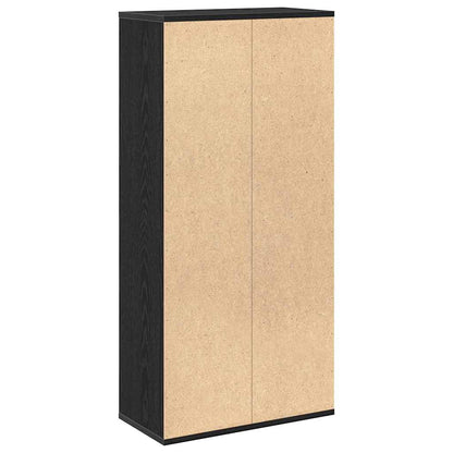 Libreria Rovere Nero 50 x 25 x 102 cm