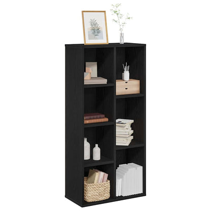 Libreria Rovere Nero 50 x 25 x 102 cm
