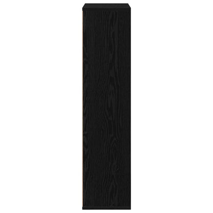 Libreria Rovere Nero 50 x 25 x 102 cm