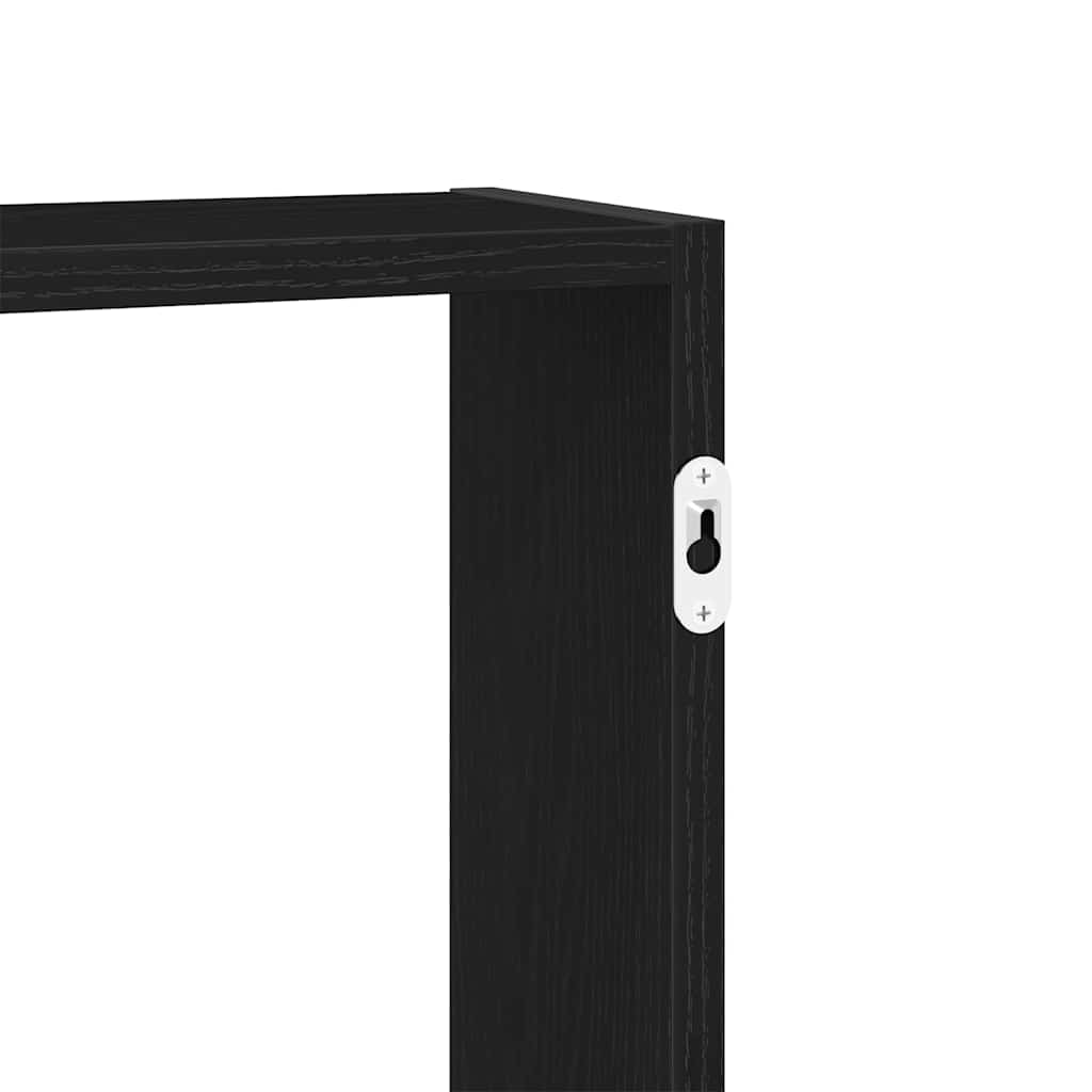 Mensola a Muro Rovere Nero 99x15x60 cm in Truciolato