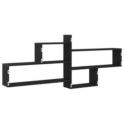 Mensola a Parete Rovere Nero 167,5x18x68 cm in Truciolato | homemem39