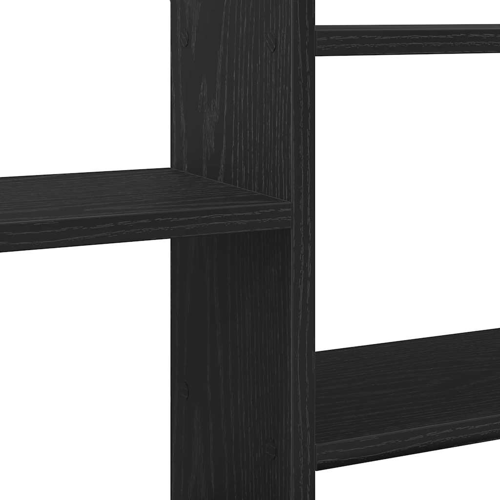 Mensola a Parete Rovere Nero 167,5x18x68 cm in Truciolato