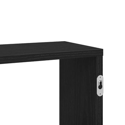 Mensola a Parete Rovere Nero 167,5x18x68 cm in Truciolato | homemem39