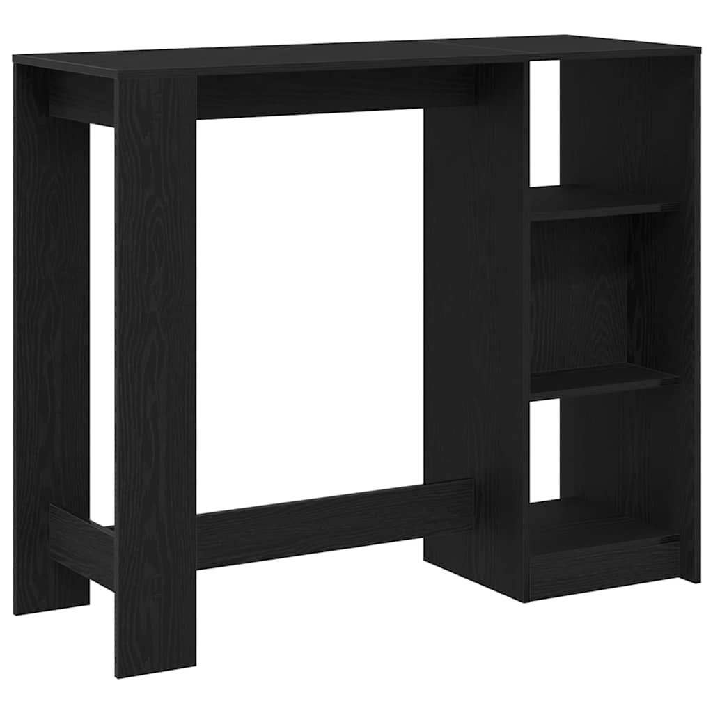 Tavolo da bar Rovere Nero 124 x 46 x 103.5 cm Legno multistrato | homemem39
