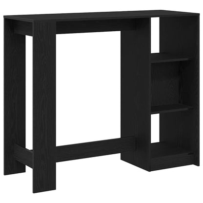 Tavolo da bar Rovere Nero 124 x 46 x 103.5 cm Legno multistrato | homemem39