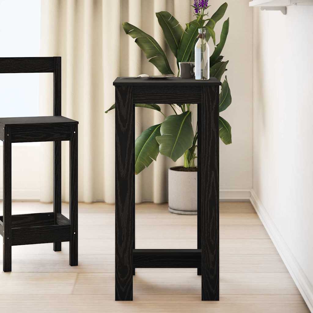 Tavolo da bar Rovere Nero 51 x 50 x 103.5 cm Legno multistrato | homemem39