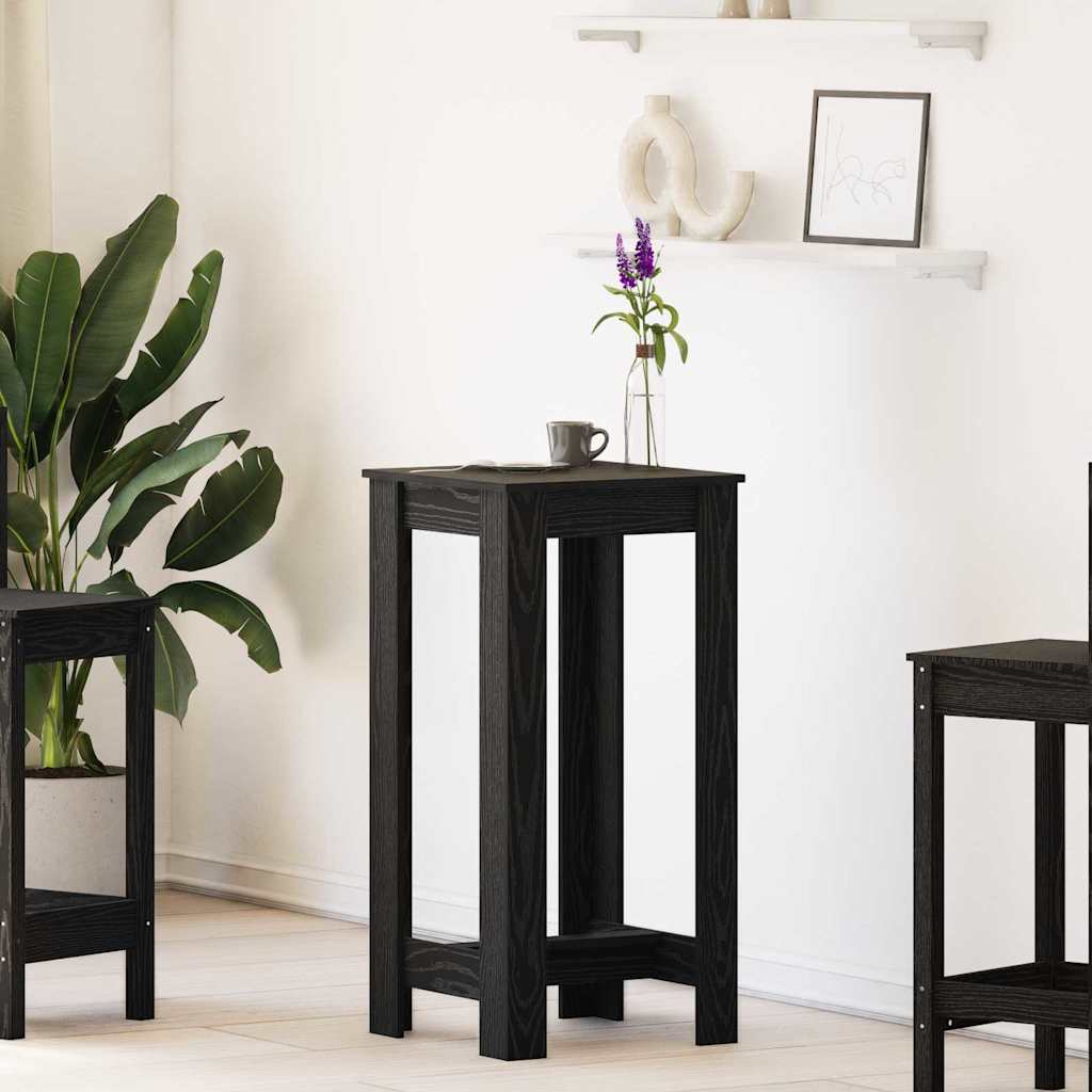 Tavolo da bar Rovere Nero 51 x 50 x 103.5 cm Legno multistrato | homemem39