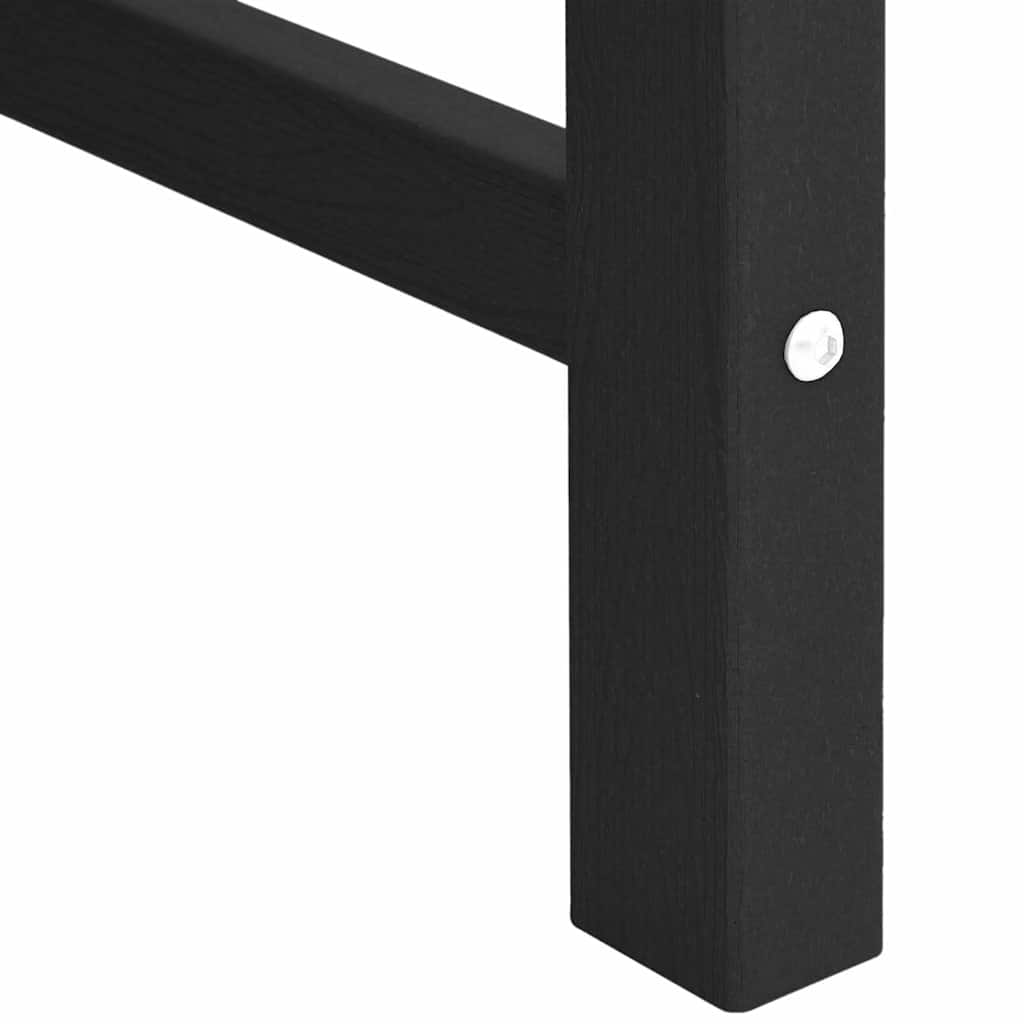 Sedia da pranzo da giardino 2 pcs Nero 65,5 x 59 x 88 cm HDPE | homemem39