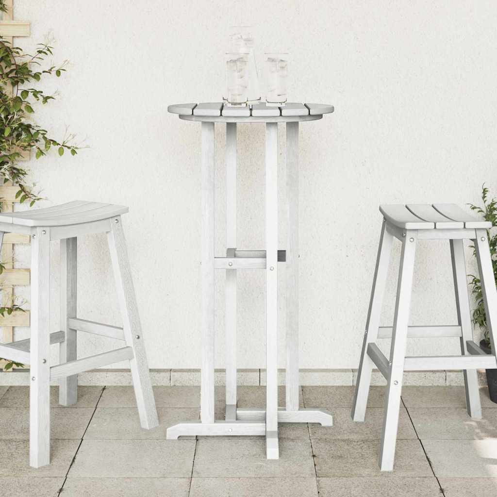 Tavolo da bar Bianco 55 x 55 x 107 cm Polietilene | homemem39