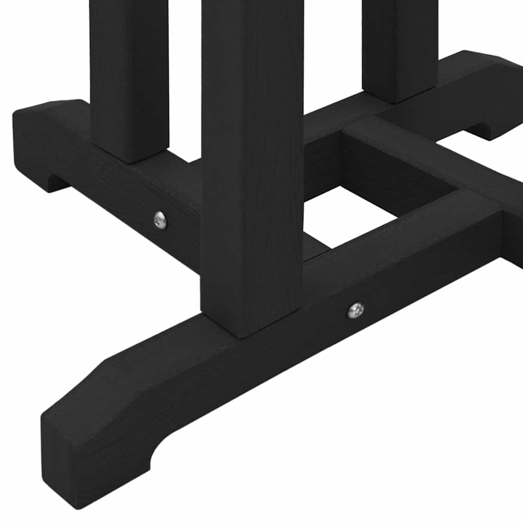 Tavolo da bar Nero 55 x 55 x 107 cm Polietilene | homemem39
