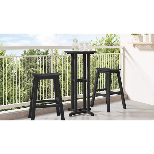 Tavolo da bar Nero 55 x 55 x 107 cm Polietilene | homemem39