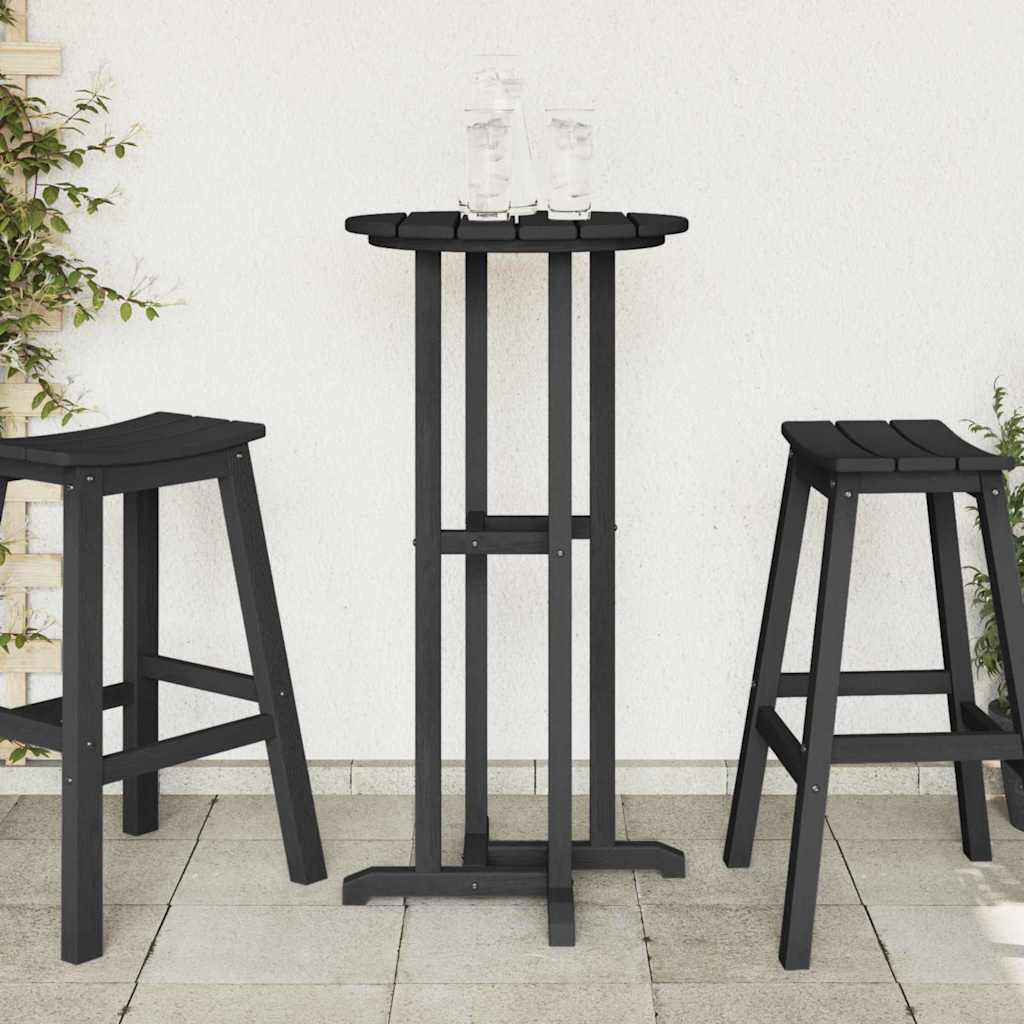 Tavolo da bar Nero 55 x 55 x 107 cm Polietilene | homemem39