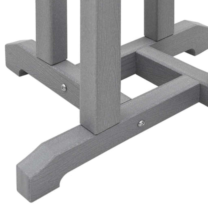 Tavolo da bar Grigio chiaro 55 x 55 x 107 cm Polietilene | homemem39