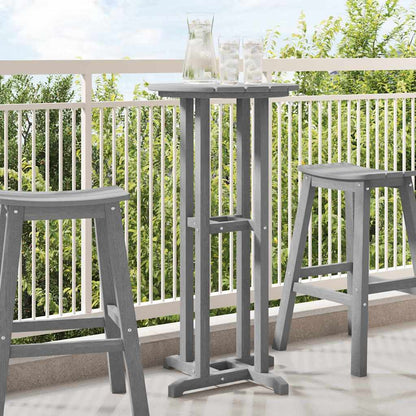Tavolo da bar Grigio chiaro 55 x 55 x 107 cm Polietilene | homemem39