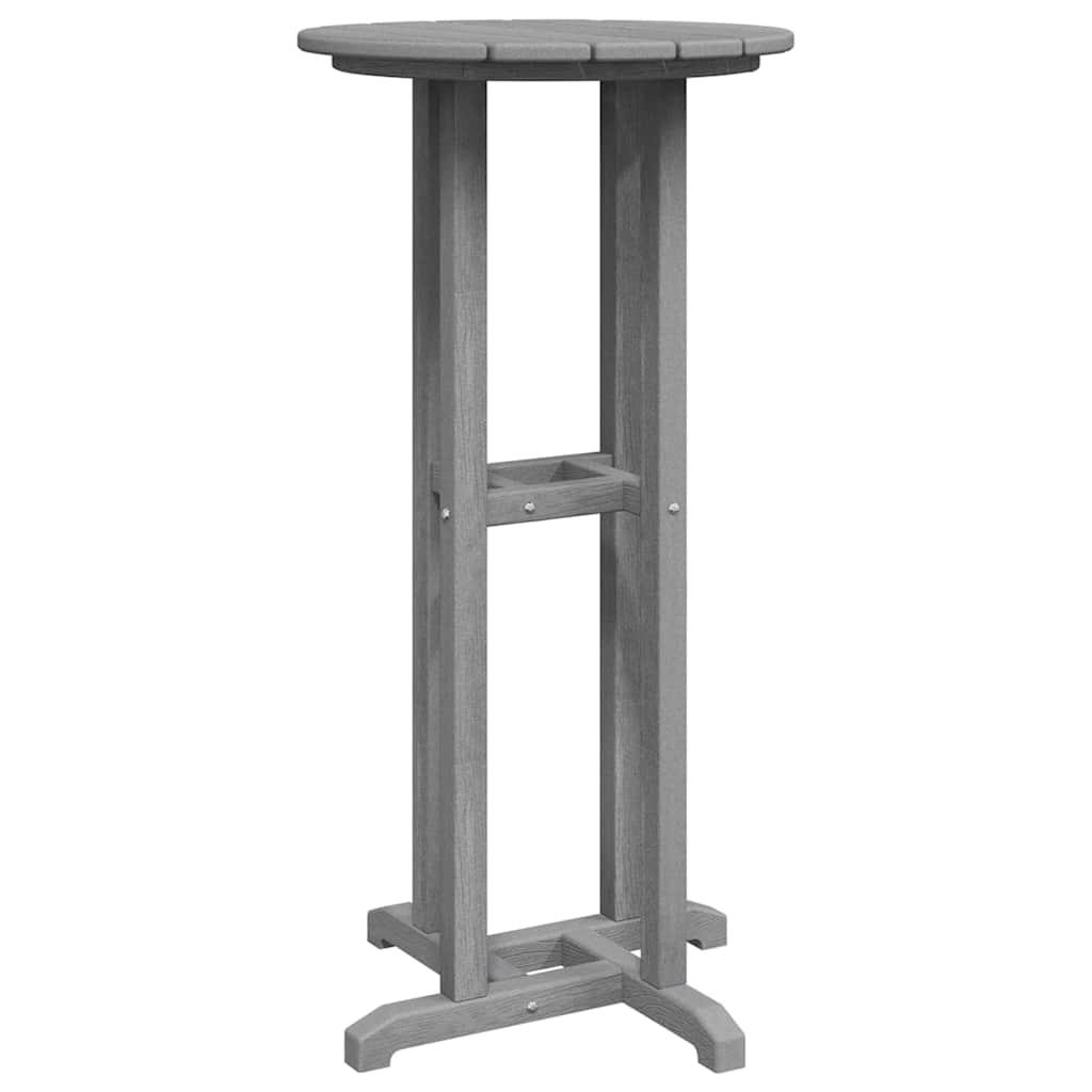Tavolo da bar Grigio chiaro 55 x 55 x 107 cm Polietilene | homemem39
