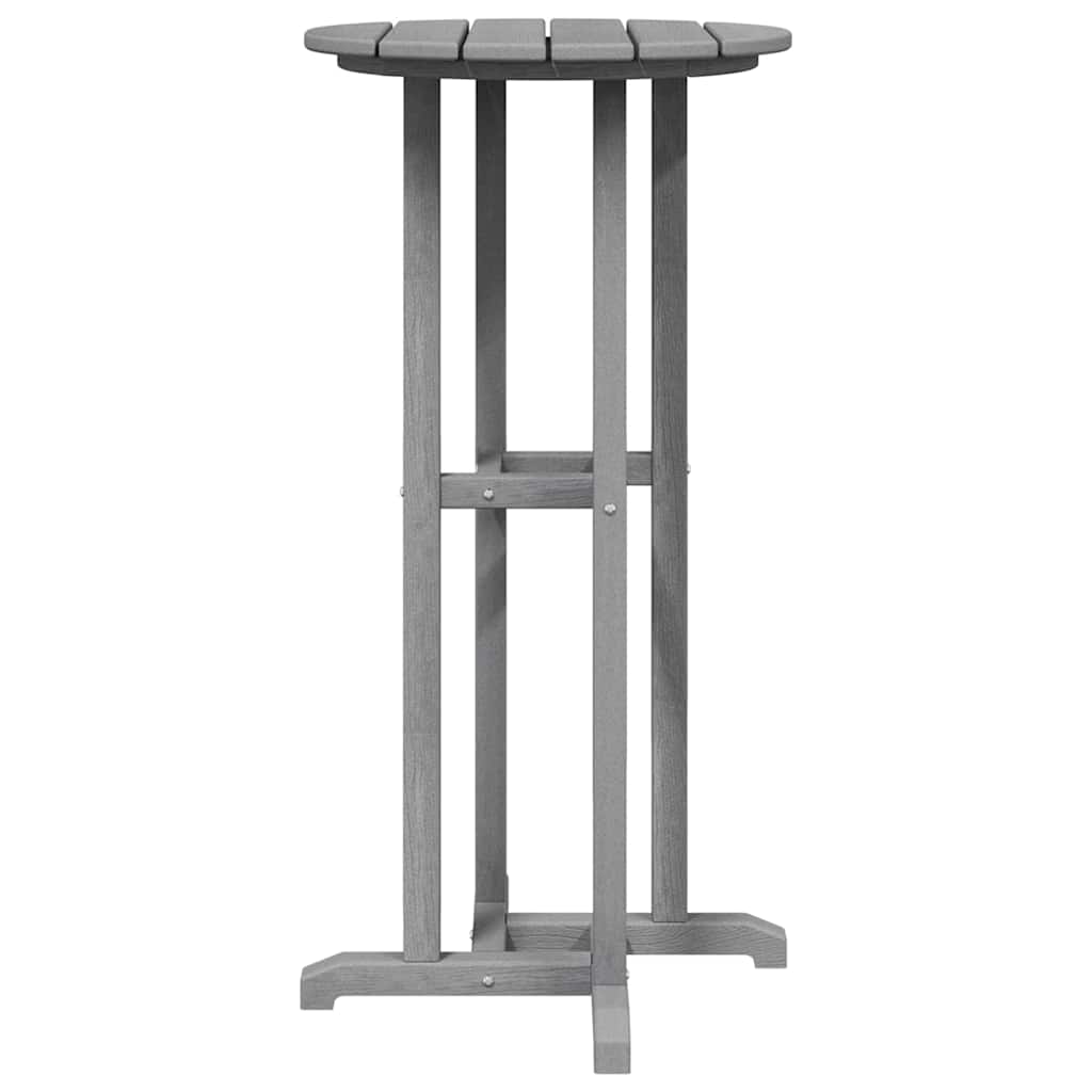 Tavolo da bar Grigio chiaro 55 x 55 x 107 cm Polietilene | homemem39