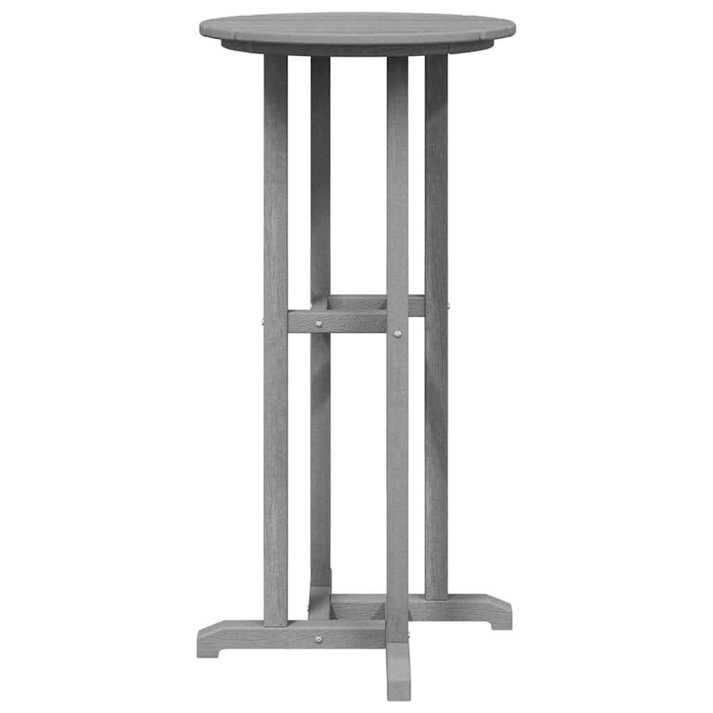 Tavolo da bar Grigio chiaro 55 x 55 x 107 cm Polietilene | homemem39
