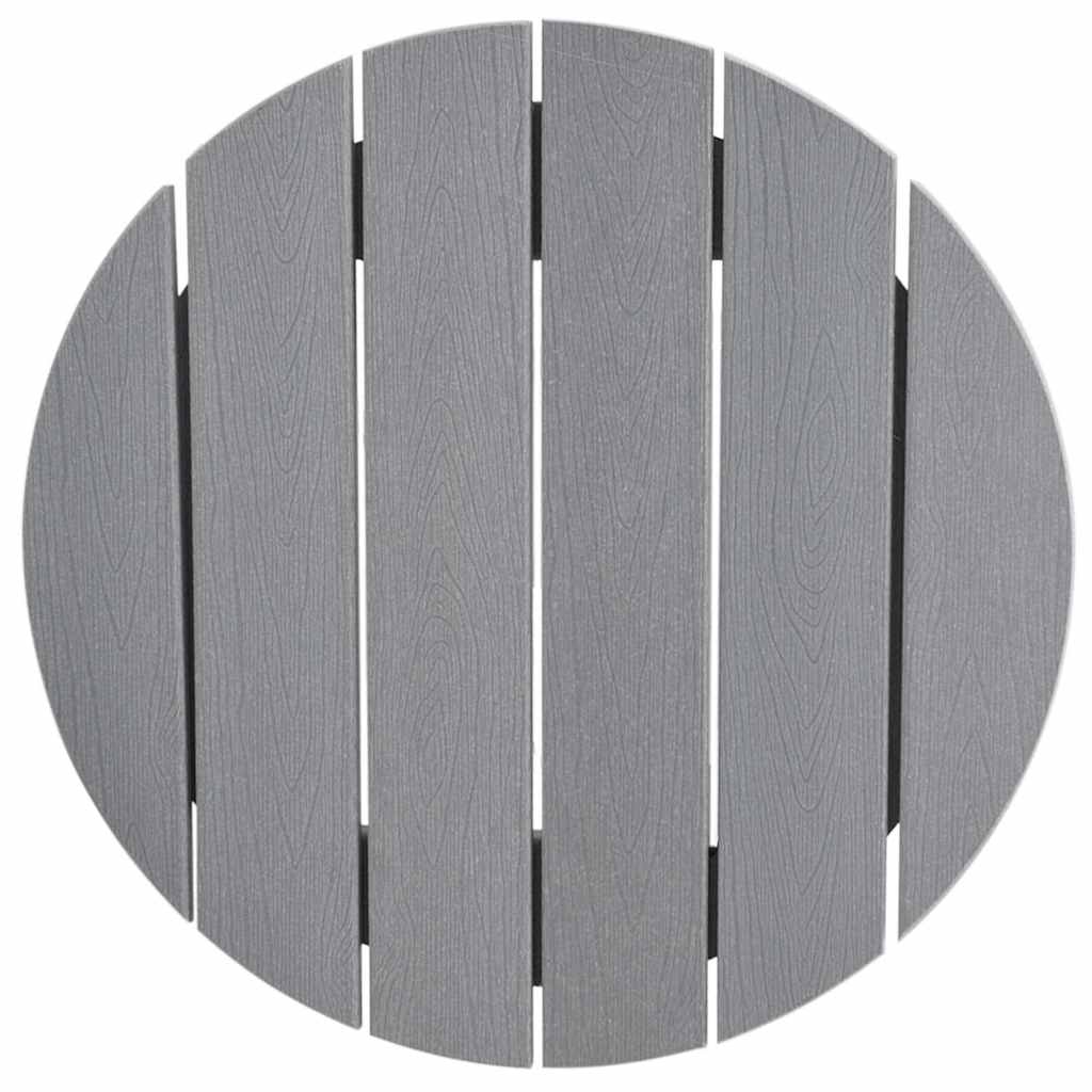 Tavolo da bar Grigio chiaro 55 x 55 x 107 cm Polietilene