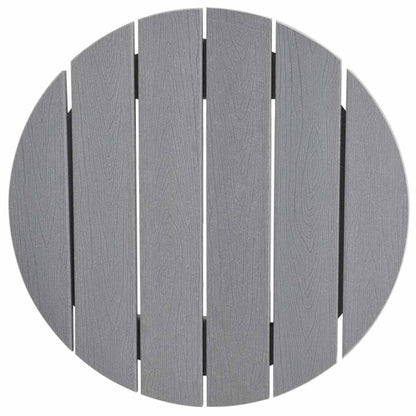 Tavolo da bar Grigio chiaro 55 x 55 x 107 cm Polietilene