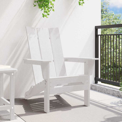 Sedia Adirondack Pieghevole Bianco 80,5 x 74,5 x 92 cm HDPE