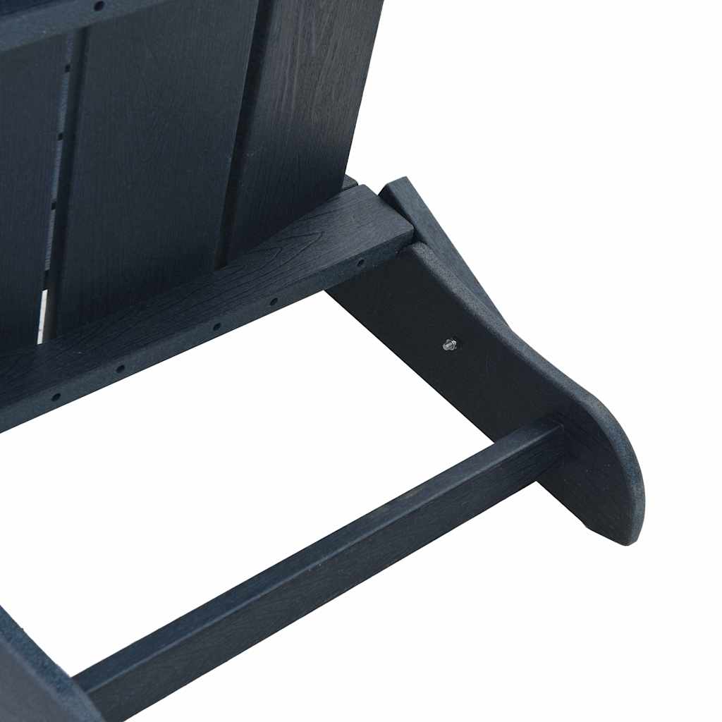 Sedia Adirondack Pieghevole Blu navy 80,5 x 74,5 x 92 cm HDPE