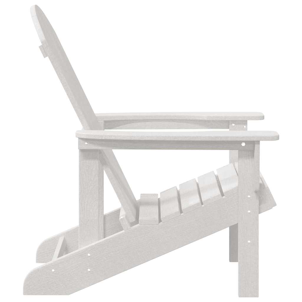 Sedia Adirondack Bianco 82 x 74 x 92 cm HDPE