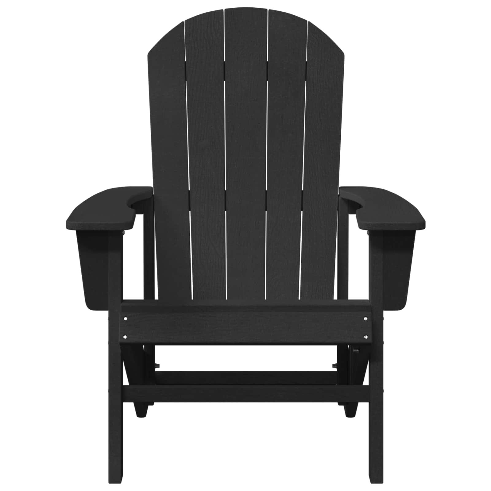 Sedia Adirondack Nero 82 x 74 x 92 cm HDPE | homemem39