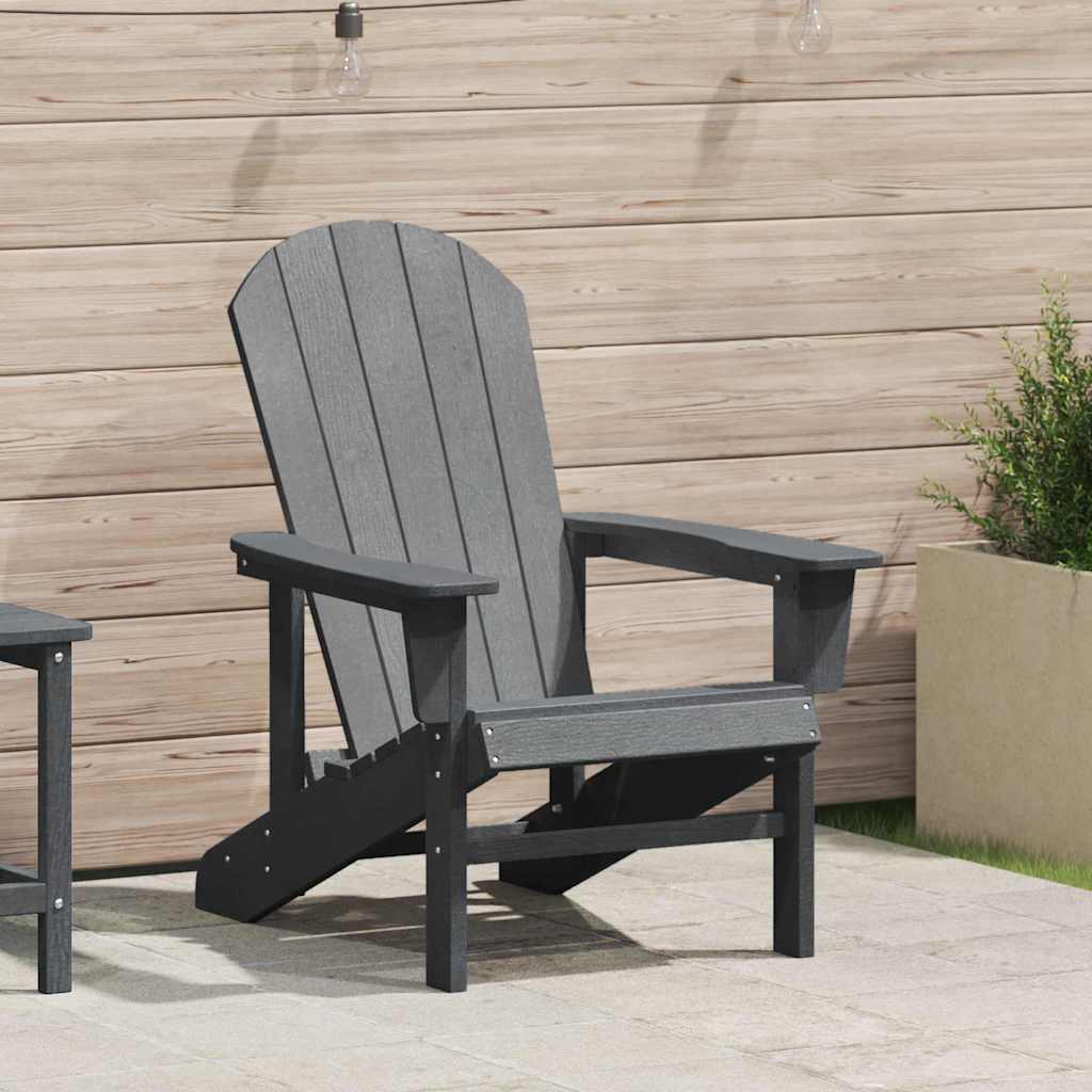 Sedia Adirondack Grigio chiaro 82 x 74 x 92 cm HDPE