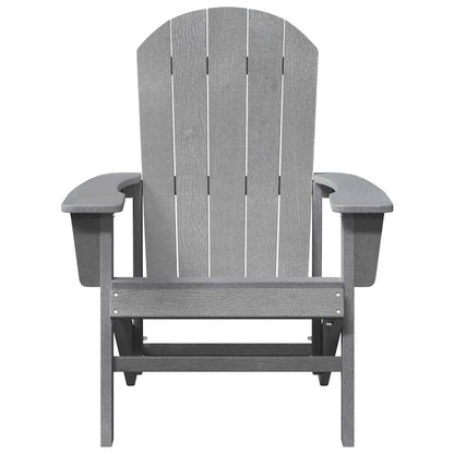 Sedia Adirondack Grigio chiaro 82 x 74 x 92 cm HDPE