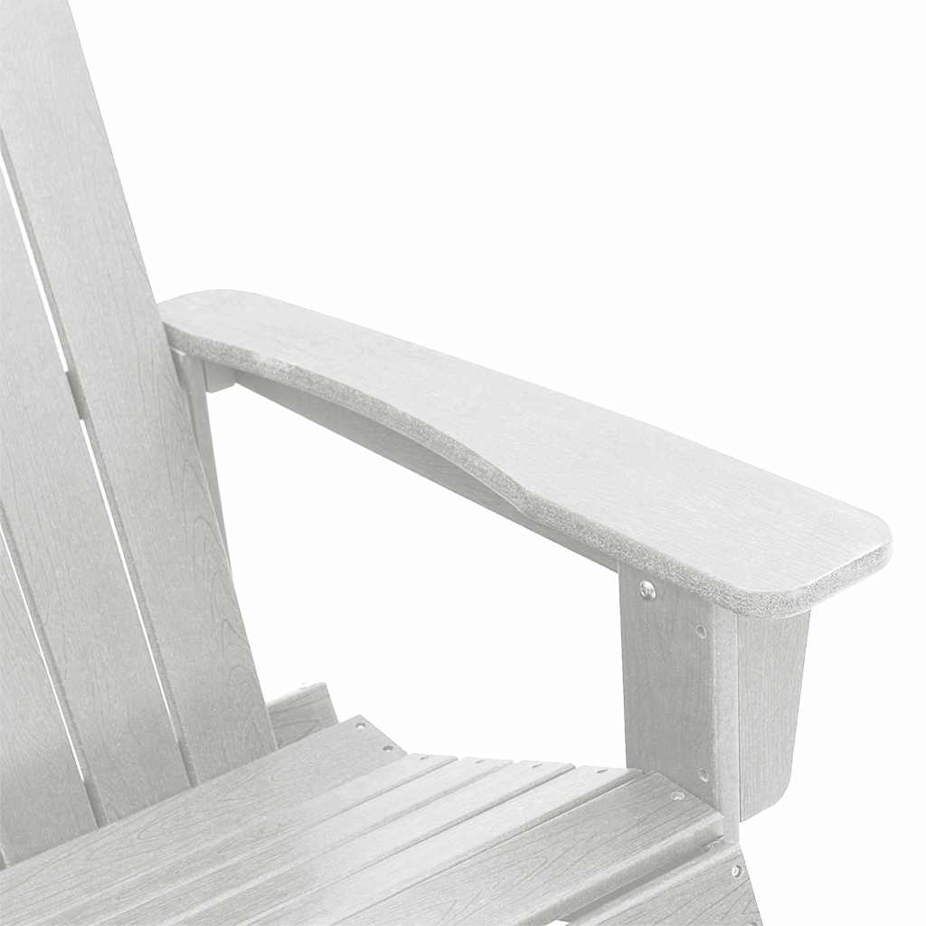 Poltrona a dondolo Adirondack Bianco 92 x 73,5 x 92 cm HDPE