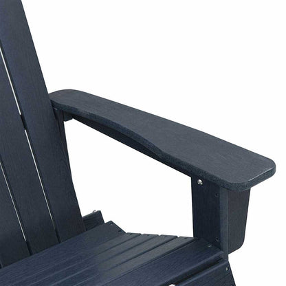 Poltrona a dondolo Adirondack Blu navy 92 x 73,5 x 92 cm HDPE