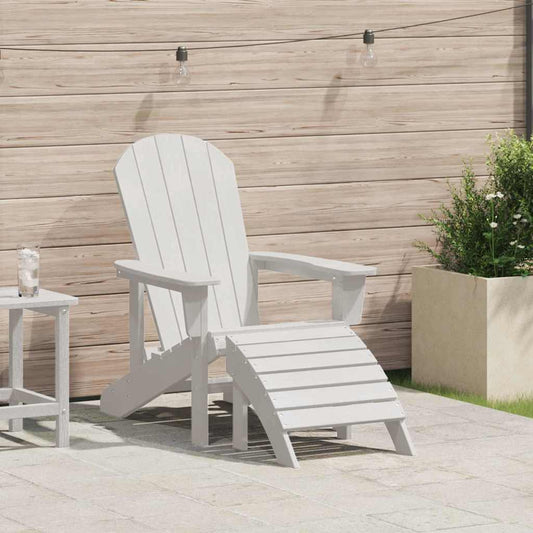 Sedia Adirondack Bianco 82 x 74 x 92 cm HDPE