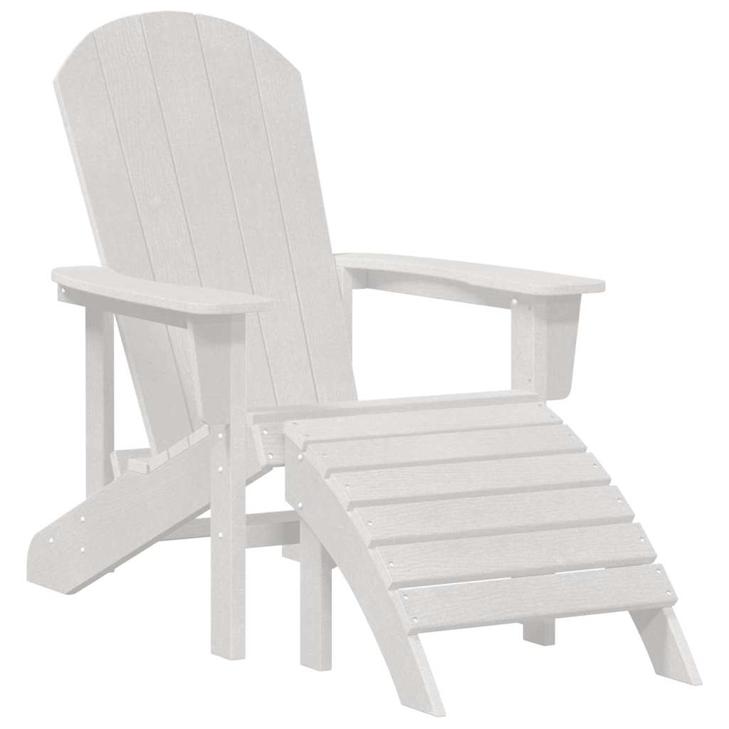 Sedia Adirondack Bianco 82 x 74 x 92 cm HDPE