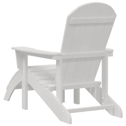 Sedia Adirondack Bianco 82 x 74 x 92 cm HDPE