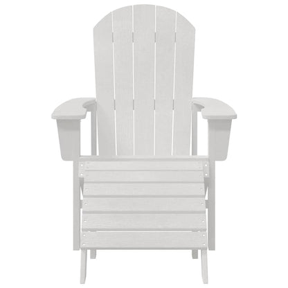 Sedia Adirondack Bianco 82 x 74 x 92 cm HDPE