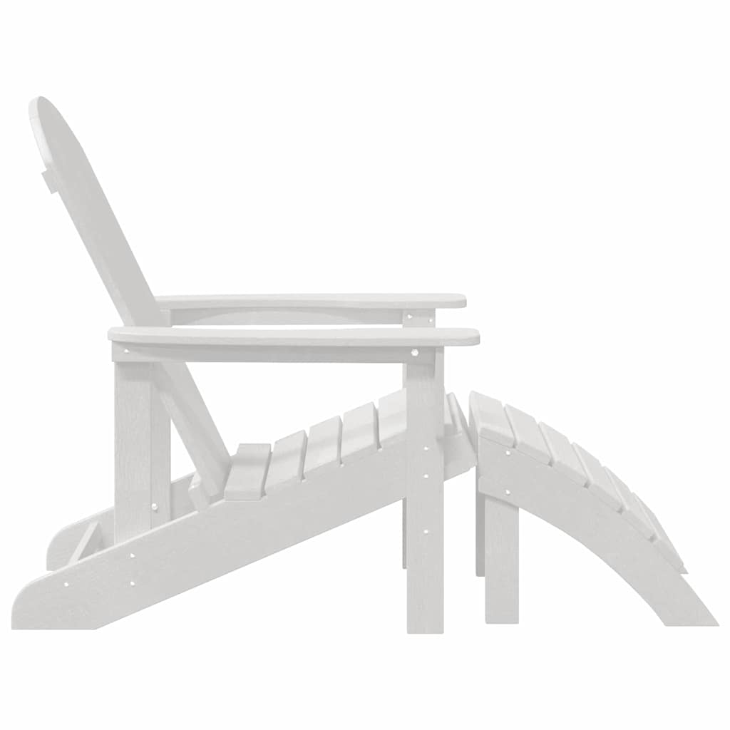 Sedia Adirondack Bianco 82 x 74 x 92 cm HDPE