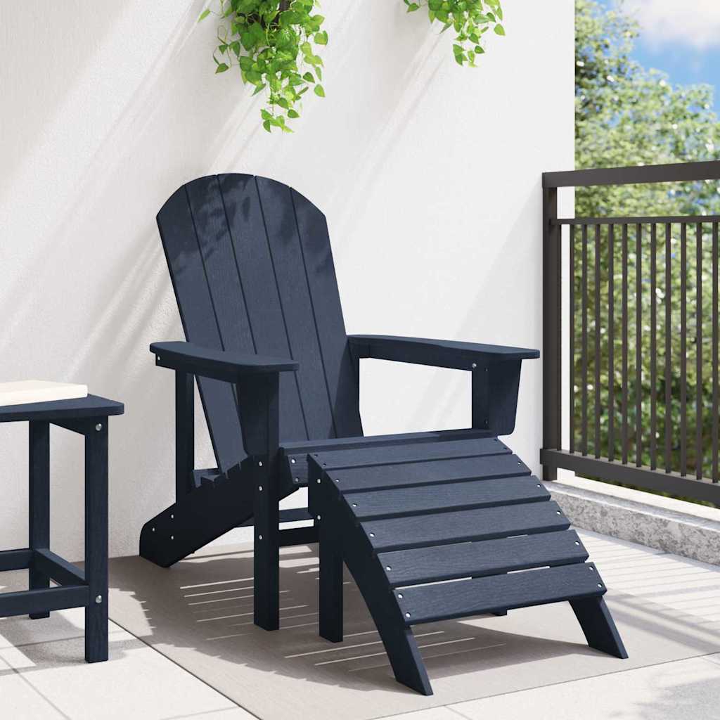 Sedia Adirondack Blu navy 82 x 74 x 92 cm HDPE