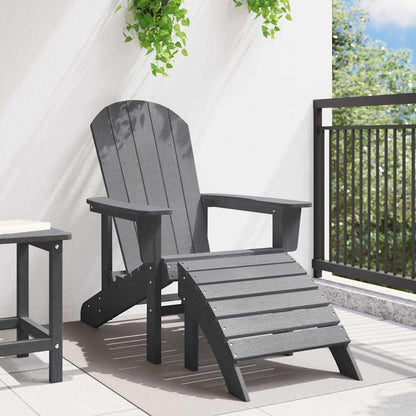 Sedia Adirondack Grigio chiaro 82 x 74 x 92 cm HDPE