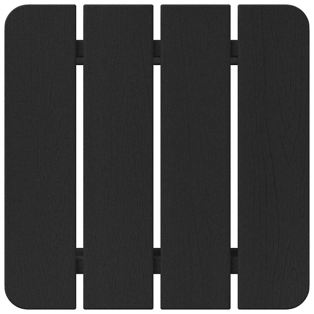 Tavolo laterale Nero 38 x 38 x 46 cm Polietilene