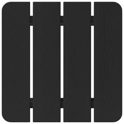 Tavolo laterale Nero 38 x 38 x 46 cm Polietilene