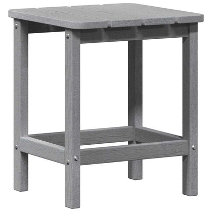 Tavolo laterale Grigio chiaro 38 x 38 x 46 cm Polietilene