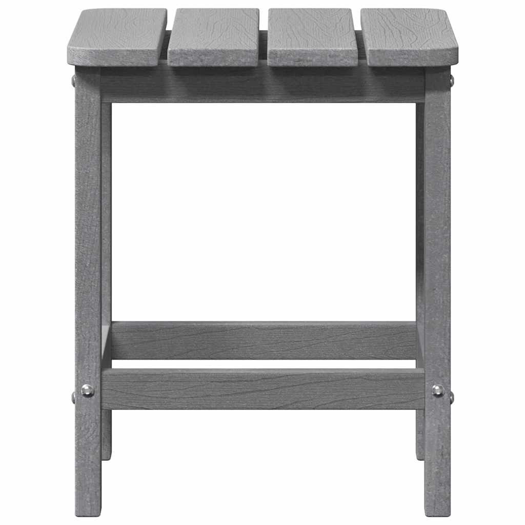 Tavolo laterale Grigio chiaro 38 x 38 x 46 cm Polietilene