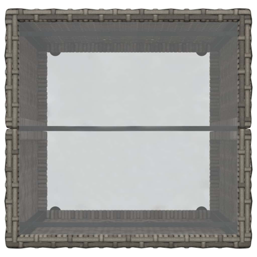Set Bistro da Giardino 3 pcs Grigio polyrattan | homemem39