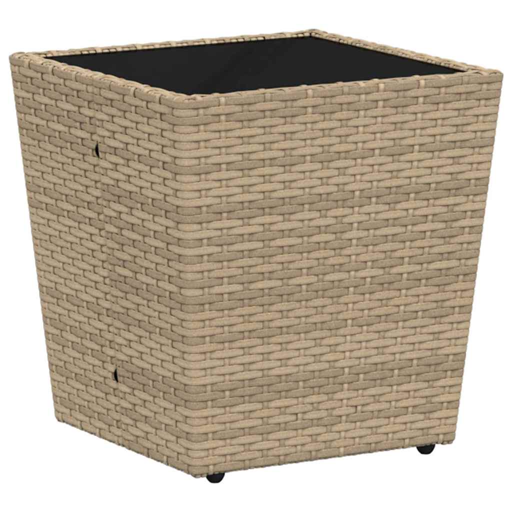 Set Bistro da Giardino 3 pcs Beige polyrattan | homemem39