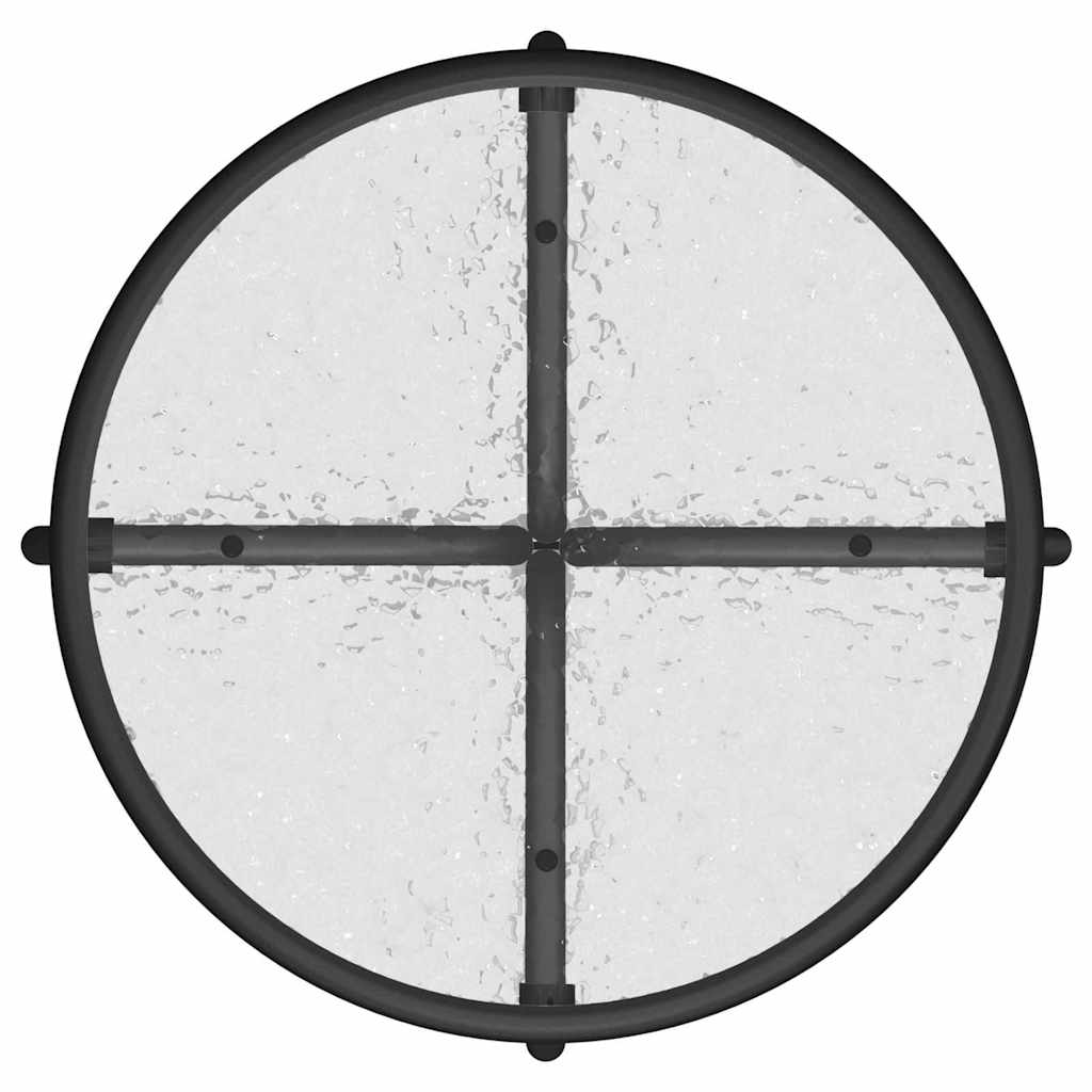 Set Bistro da Giardino 3 pcs Nero Acciaio - homemem39