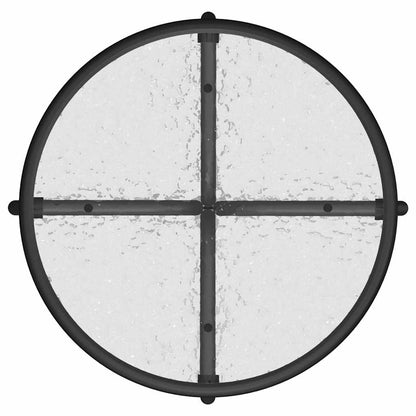 Set Bistro da Giardino 3 pcs Nero Acciaio - homemem39