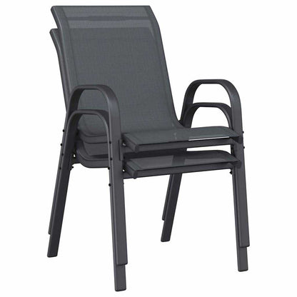 Set Bistro da Giardino 3 pcs Grigio Acciaio | homemem39