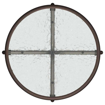 Set Bistro da Giardino 3 pcs Marrone Acciaio - homemem39