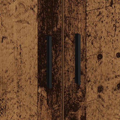 Struttura del letto con cassetto Legno vecchio 100 x 200 cm